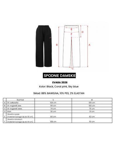 Spodnie damskie OLAVOGA EVARA 2026 czerń - FashionPlace - 6