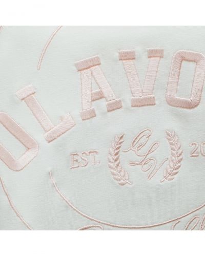 Bluza damska OLAVOGA DELORA 2026 ecru + sky blue - FashionPlace - 5