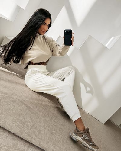 Bluza damska OLAVOGA APERIO 2026 szara - FashionPlace - 2