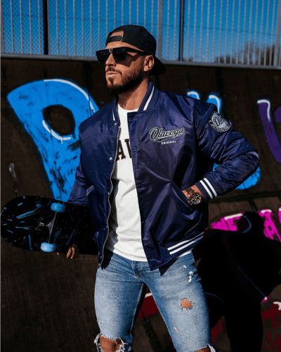 Kurtka męska OLAVOGA PITWEST 2026 navy blue - FashionPlace - 9