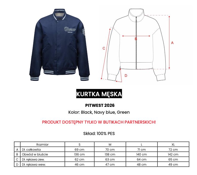 Kurtka męska OLAVOGA PITWEST 2026 navy blue