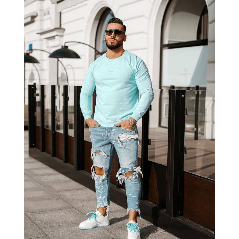 Bluza męska OLAVOGA TENGO 2026 jasno niebieska - FashionPlace - 4