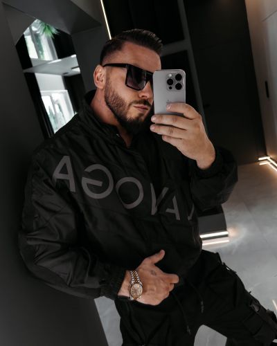 Kurtka męska OLAVOGA VEAGE 2026 czerń - FashionPlace - 2