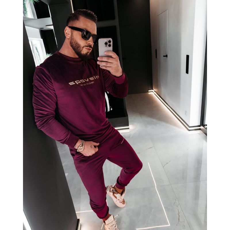 Komplet męski OLAVOGA SKIP 2026 burgund - FashionPlace - 1