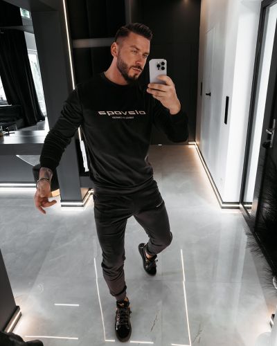 Komplet męski OLAVOGA SKIP 2026 czerń - FashionPlace - 1