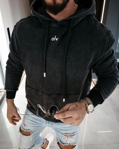 Bluza męska OLAVOGA OFI 2026 szara - FashionPlace - 2