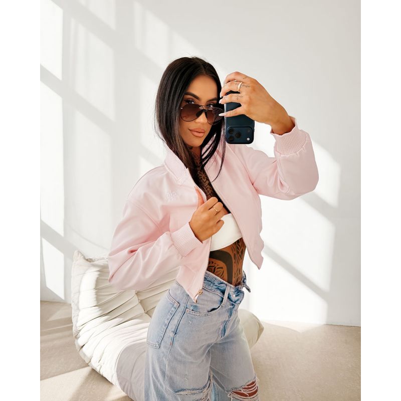 Kurtka damska OLAVOGA MASTI 2026 róż - FashionPlace - 3