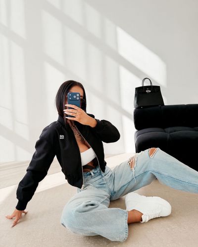 Kurtka damska OLAVOGA MASTI 2026 czerń - FashionPlace - 2