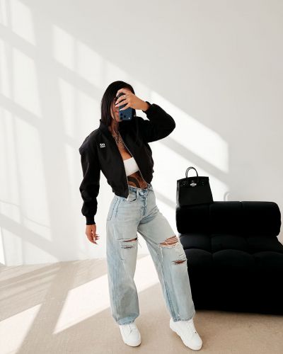 Kurtka damska OLAVOGA MASTI 2026 czerń - FashionPlace - 3