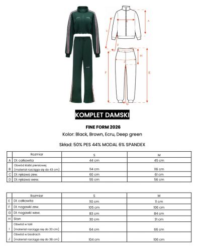 Komplet damski OLAVOGA FINE FORM 2026 brąz - FashionPlace - 10