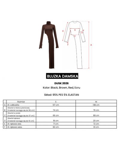 Bluzka damska OLAVOGA DUSK 2026 czerń - FashionPlace - 7