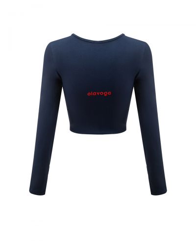 Bluzka damska OLAVOGA AMORIA 2026 navy blue - FashionPlace - 7