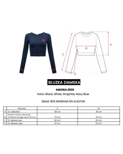 Bluzka damska OLAVOGA AMORIA 2026 grafit - FashionPlace - 8