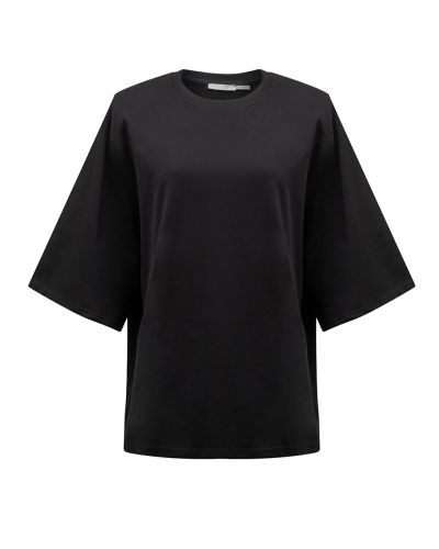 T-shirt damski OLAVOGA FIOAGE 2026 czerń - FashionPlace - 4