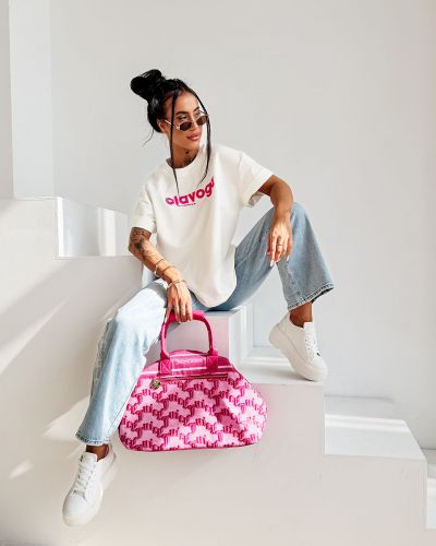 T-shirt damski OLAVOGA NIMUE 2026 ecru - FashionPlace - 3