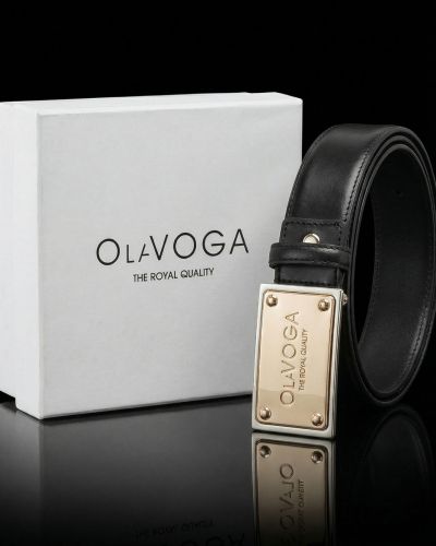 Pasek męski OLAVOGA ITHACA 2026 czerń - FashionPlace - 2
