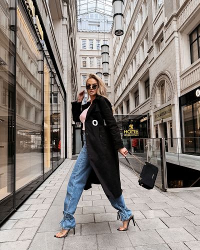 Płaszcz damski OLAVOGA ZYRO 2026 czerń - FashionPlace - 3