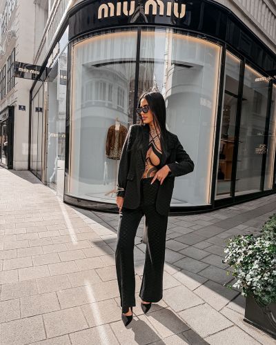 Komplet damski OLAVOGA TRACY 2026 czerń - FashionPlace - 2