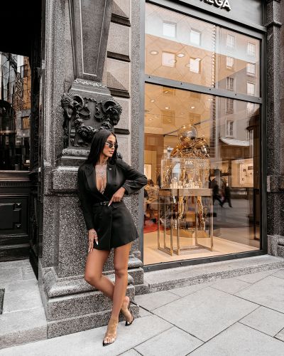 Sukienka OLAVOGA ROSO 2026 czerń - FashionPlace - 3