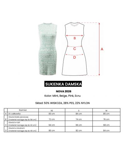 Sukienka OLAVOGA NOVA 2026 beż - FashionPlace - 7