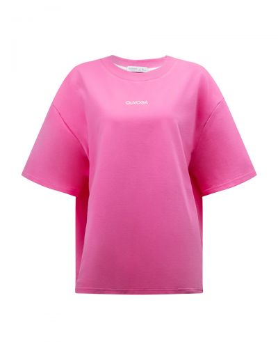 T-shirt damski OLAVOGA SOREYA 2026 fuksja - FashionPlace - 3