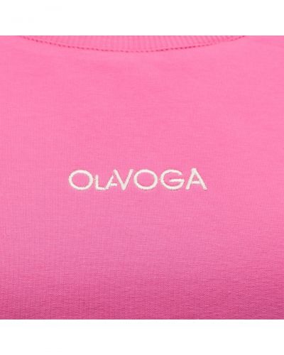 T-shirt damski OLAVOGA SOREYA 2026 fuksja - FashionPlace - 4