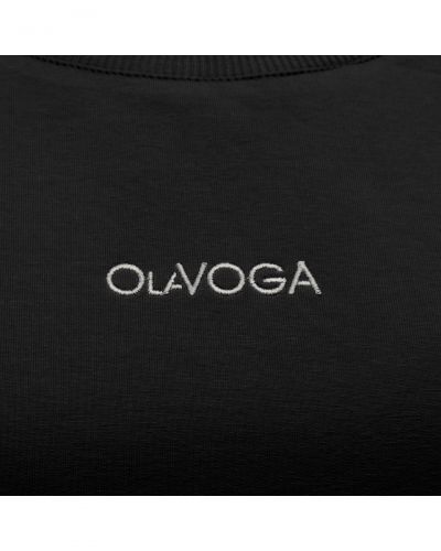 T-shirt damski OLAVOGA SOREYA 2026 czerń - FashionPlace - 4