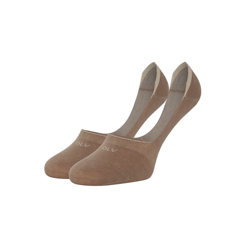 Skarpetki damskie OLAVOGA TAIING ciemny beż - FashionPlace - 1