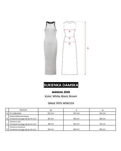 Sukienka OLAVOGA MANUAL 2026 czerń - FashionPlace - 6