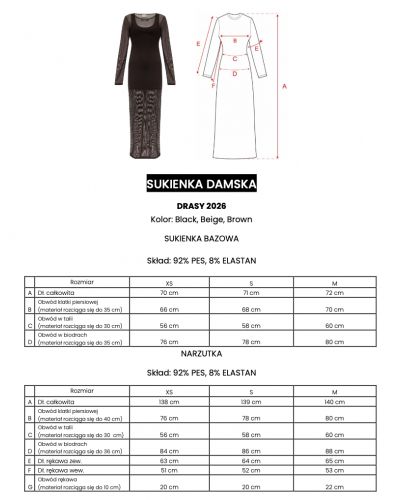 Sukienka OLAVOGA DRASY 2026 beż - FashionPlace - 10