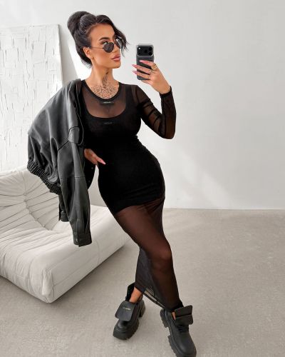 Sukienka OLAVOGA DRASY 2026 czerń - FashionPlace - 1