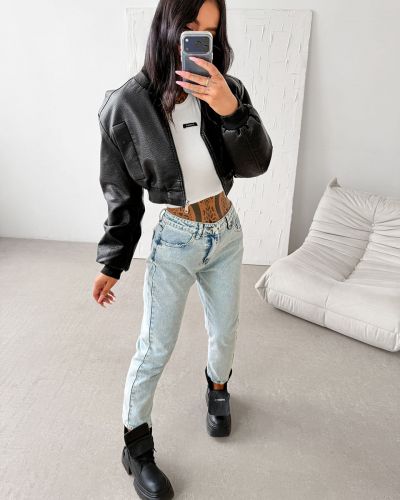 Spodnie damskie OLAVOGA BISMIN 2026 niebieskie - FashionPlace - 1