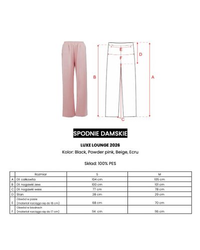 Spodnie damskie OLAVOGA LUXE LOUNGE 2026 beż - FashionPlace - 6