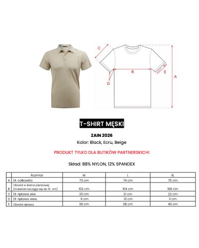 T-shirt męski OLAVOGA ZAIN 2026 czerń - FashionPlace - 7