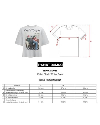 T-shirt damski OLAVOGA TRIOASI 2026 biały - FashionPlace - 8
