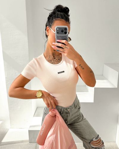 T-shirt damski OLAVOGA MOVENA 2026 róż - FashionPlace - 1