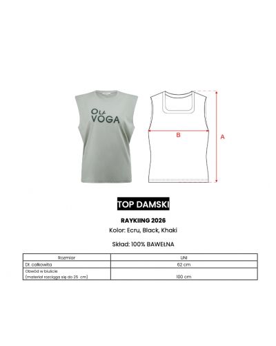 Top damski OLAVOGA RAYKIING 2026 czerń - FashionPlace - 6