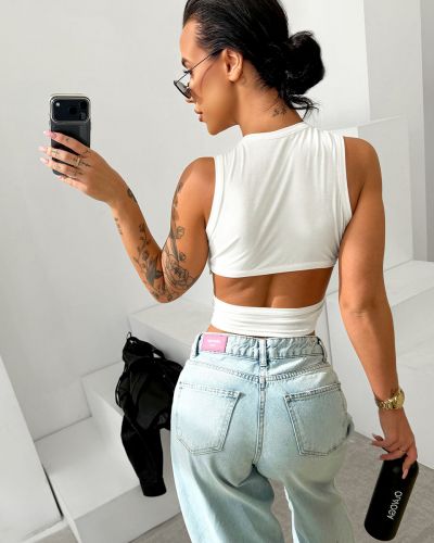 Top damski OLAVOGA DAYBREAK 2026 ecru - FashionPlace - 1