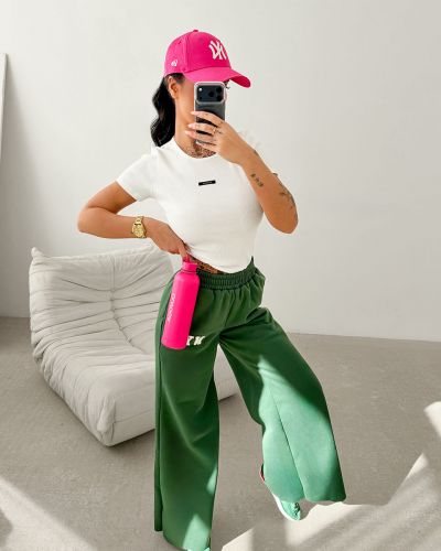 T-shirt damski OLAVOGA MOVENA 2026 ecru - FashionPlace - 1