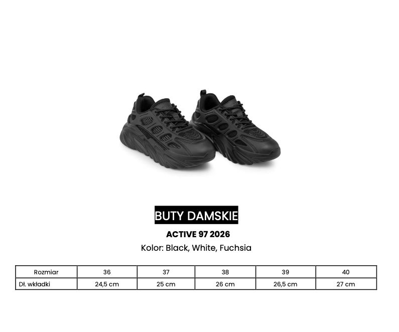Buty damskie OLAVOGA ACTIVE97 2026 białe