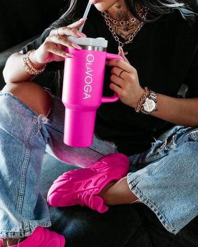 Kubek termiczny OLAVOGA BOTTLIX 2026 fuksja - FashionPlace - 5