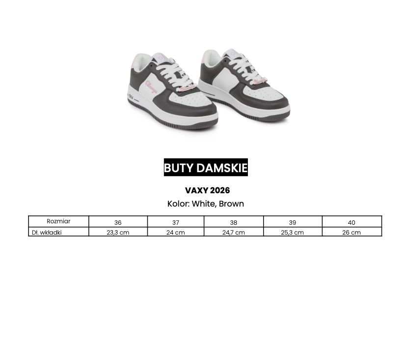 Buty damskie OLAVOGA VAXY 2026 białe