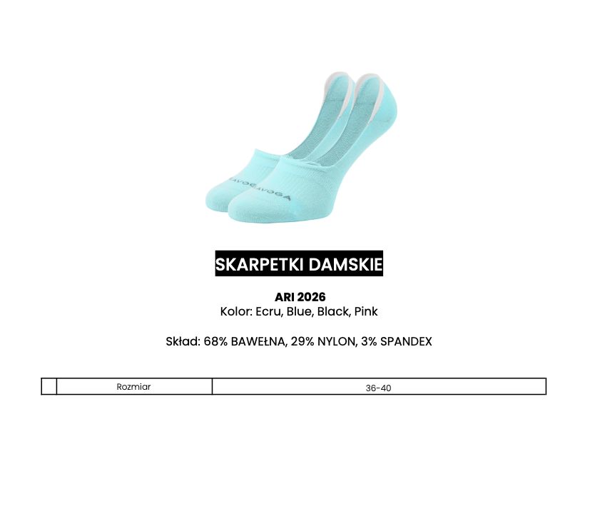 Skarpetki damskie OLAVOGA ARI róż