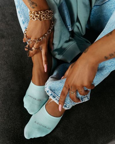 Skarpetki damskie OLAVOGA ARI niebieskie - FashionPlace - 1