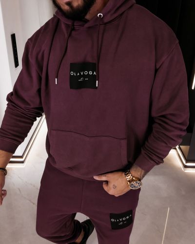 Komplet męski OLAVOGA MARICOL 2026 burgund - FashionPlace - 3
