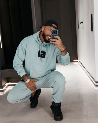 Komplet męski OLAVOGA MARICOL 2026 niebieski - FashionPlace - 1