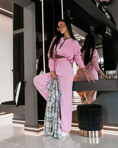 Komplet damski OLAVOGA VEIA 2026 róż - FashionPlace - 1