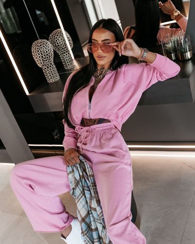 Komplet damski OLAVOGA VEIA 2026 róż - FashionPlace - 2