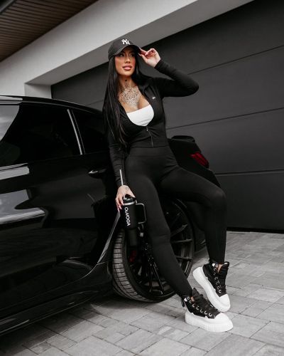 Komplet damski OLAVOGA LASARI 2026 czerń - FashionPlace - 1