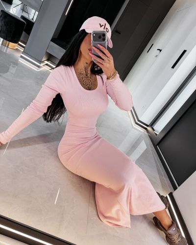 Sukienka OLAVOGA PISA 2026 róż - FashionPlace - 1